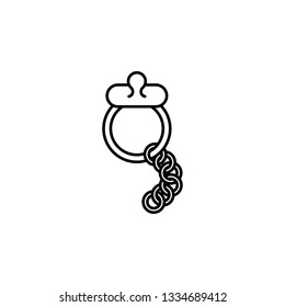 Pacifier icon. Element of maternity culture. Thin icon for website design and development, app development. Premium icon