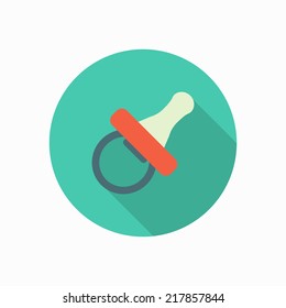 pacifier icon illustration