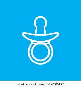 pacifier icon illustration isolated vector sign symbol
