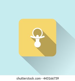 pacifier icon. pacifier sign
