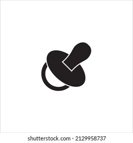 símbolo de ilustración de vector de icono de pacificador