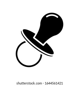 Pacifier icon vector sign and symbol on trendy design