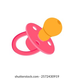 Pacifier, Kindergarten Isolated Vector Illustration