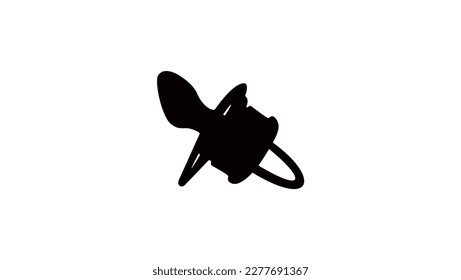 Silueta pacificadora, vector de alta calidad