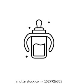 pacifier, vector, icon. Illustration isolated vector sign symbol