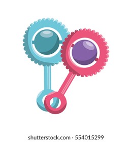 pacifiers baby isolated icon