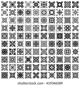 Pack of 100 vector seamless patterns,Texture for wallpaper.Vector illustration