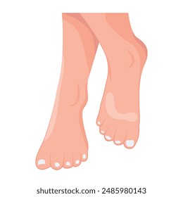 Pack of 16 Female Feet Flat Icons 

