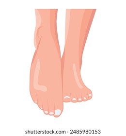 Pack of 16 Female Feet Flat Icons 

