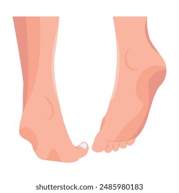Pack of 16 Female Feet Flat Icons 

