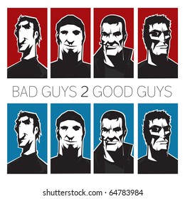 Pack of Bad and Good Guys