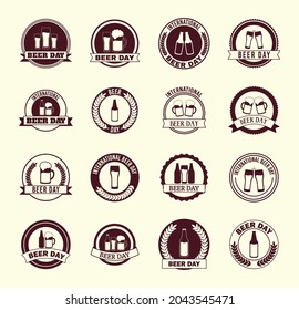 pack of beer day badges