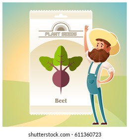 Pack of Beet seeds icons
