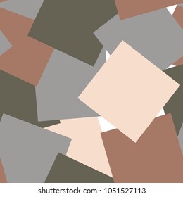 A pack of blank paper on a white background for presentation of a design project to a customer (seamless pattern)