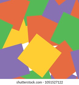 A pack of blank paper on a white background for presentation of a design project to a customer (seamless pattern)