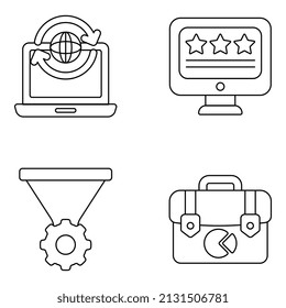 Pack of Business Flat Icons

