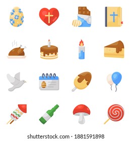 Pack of Christmas Flat Icons