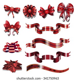 Pack of christmas ribbons
