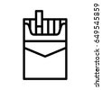 cigarette pack icon