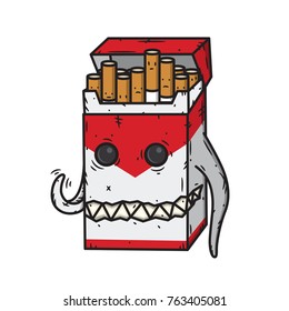 A pack of cigarettes. Stop smoking concept