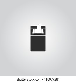 Pack Of Cigarettes Vector Icon