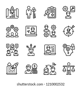 Pack Of Corporate Development Icons 