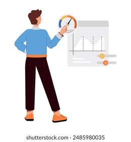 Packung Corporate Sound Persons Flat Illustrationen 

