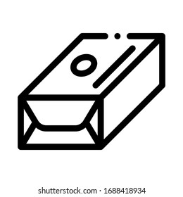 pack of creamy spread icon vector. pack of creamy spread sign. isolated contour symbol illustration