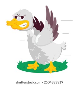 Pack of Cute Duckling Flat Stickers 

