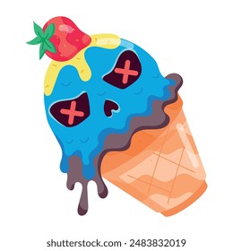 Paquete de pegatinas lindas de dibujos animados plana 

