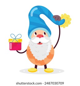 Pack of Cute Winter and Christmas Flat Stickers 

