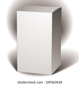 Pack for design or product visualizing, vertical, vector.