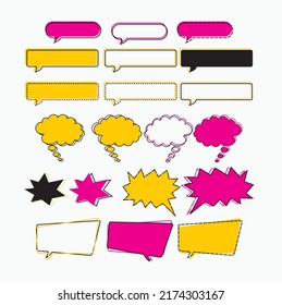 pack of different bullet points with different streaks and colors