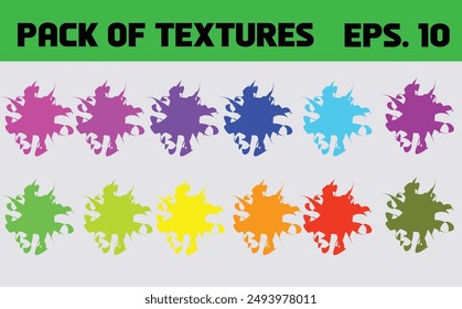 Pack of Different Colors of Vectors