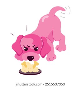 Pack of Dog Pet Flat Stickers 

