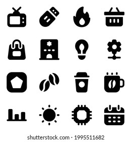 Pack of Ecommerce Solid Icons