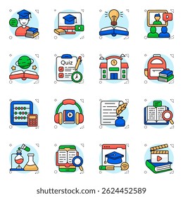 Ícone Plano do Pacote de Educação