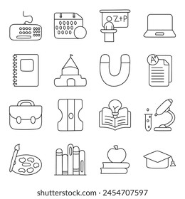 Pack Of Education linear Icon
