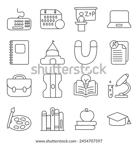 Pack Of Education linear Icon

