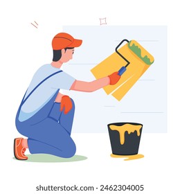 Iconos de carácter plano de paquete de empleados