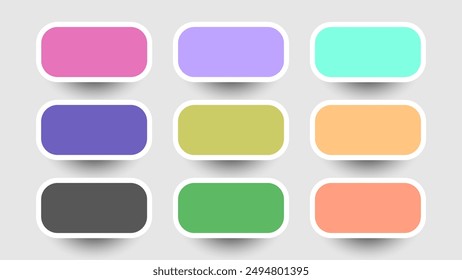 pack of flat color palette 