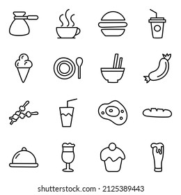 Pack of Food Flat Icons

