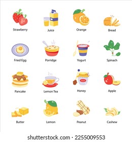 Pack of Food Hand Drawn Icons
