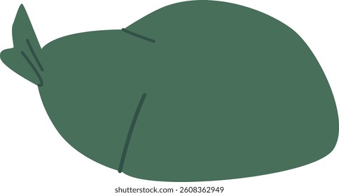 Pack full of rubbish vector illustration
