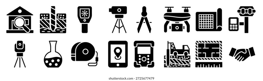 Pack de iconos de Encuesta de geodesia