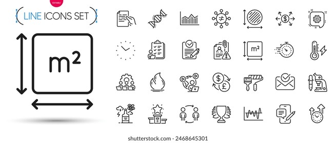 Pack of Hold document, Timer and Alcohol addiction line icons. Include Winner, Winner podium, Checklist pictogram icons. Electricity power, Search employee, Rfp signs. Video conference. Vector