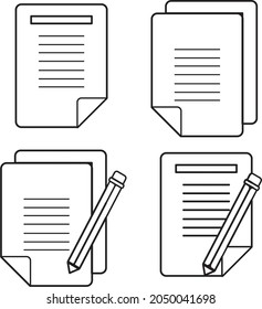 Pack Icon of Letters Vector
simple design for symbol needs