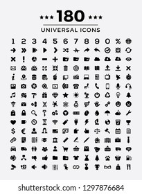 Pack icons - graphic design, electronics, marketing, business