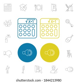 Pack icons set with surgery, toy and review elements. Set of pack icons and magnifying concept. Editable vector elements for logo app UI design.