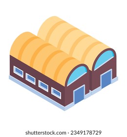 Pack of Industrial Isometric Icons 

